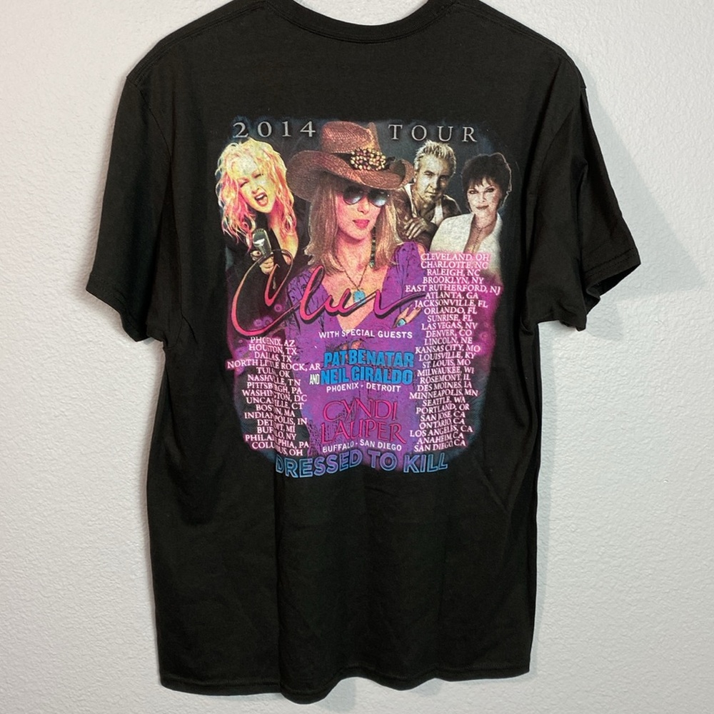 Hanes Black Cher 2014 'Dressed to Kill' Tour Tee - Picture 3 of 4